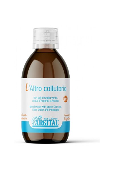 Argital Apa de gura cu gel de argila verde, apa de argint si ananas, 100ml