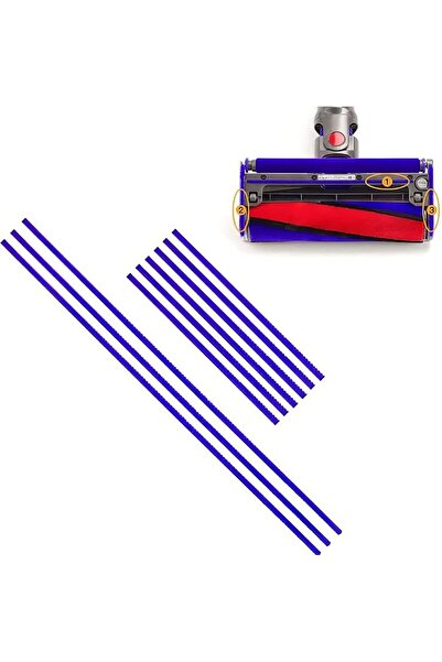 Choice 9 قطع من ملحقات خطوط القطيفة الناعمة لمكنسة دايسون V6 V7 V8 V10 V11 V1...