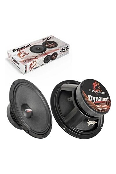 Dynamat Foxx-20 Oto Midrange 20CM 340 Watt 130 Watt Rms 2 Adet