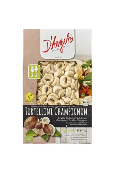 D'angelo Tortellini bio cu ciuperci champignon, 250g Pasta