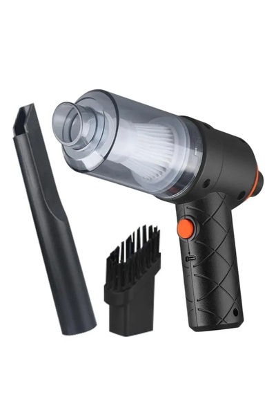 Choice مكنسة كهربائية محمولة للسيارة بقوة 6000 باسكال باللون الأسود، منظف لاس...