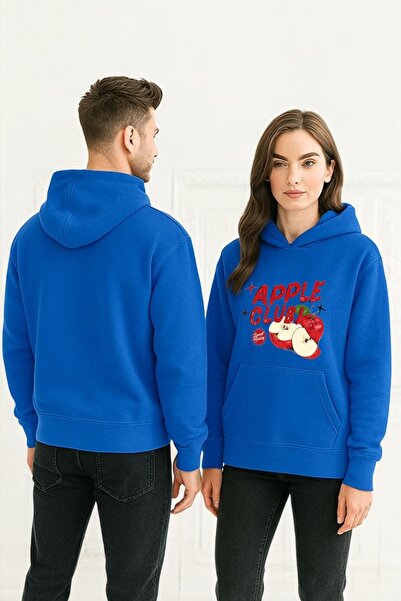 ArtYus Φούτερ Apple Club Colorful με τύπωμα με κουκούλα