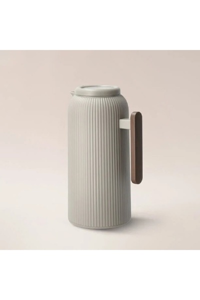 Dallaty beige plastic vacuum flask 1L