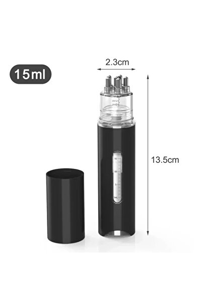 Choice مشط صغير محمول لتدليك فروة الرأس، مشط سائل أسود، أداة تدليك صغيرة للزي...