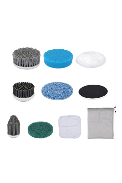 Choice 8 قطع رؤوس فرشاة التنظيف الكهربائية ملحقات 8 قطع فرشاة الحمام المطبخ ا...