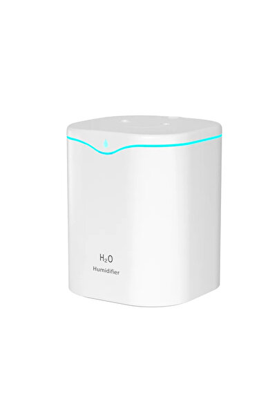 Choice مرطب هواء أبيض 2000 مل بمنفذ USB مزدوج للرش بالزيوت العطرية، مرطب هواء للعلاج بالروائح، رذاذ بارد متوسط