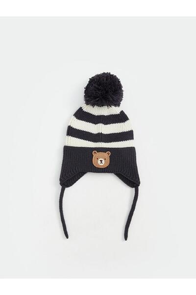 LC Waikiki Baby Girl Beret with Pompom Detail (W5)