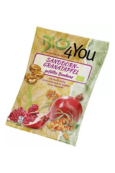 BIO4YOU Dropsuri bio cu catina si rodie, 75g Bio 4 You