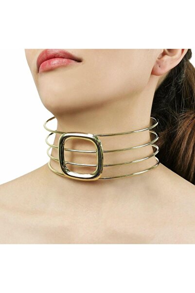 Pursehuit Colier tip choker auriu, 4 straturi, Nicholas C6