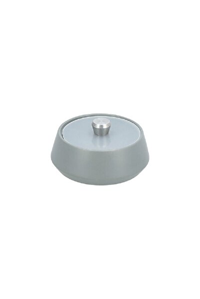Dallaty grey porcelain date bowl with lid 15.5*15.5*10 cm
