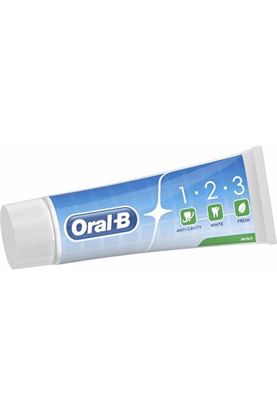 Oral-B 1 2 3 Fresh Mint Toothpaste, No Fluoride, 75ml