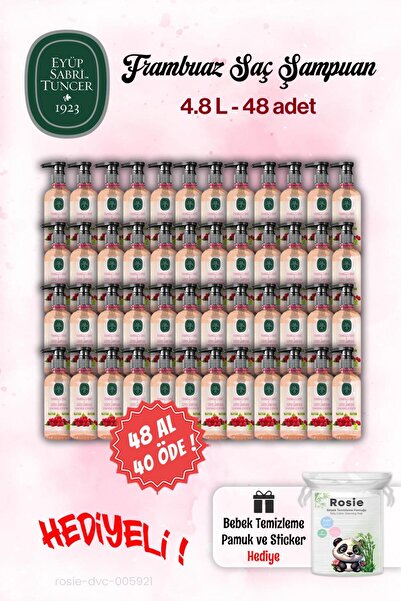 Eyüp Sabri Tuncer Buy 48 Pay 40 Shampoo Vinegar Raspberry 100 ml and Rosie