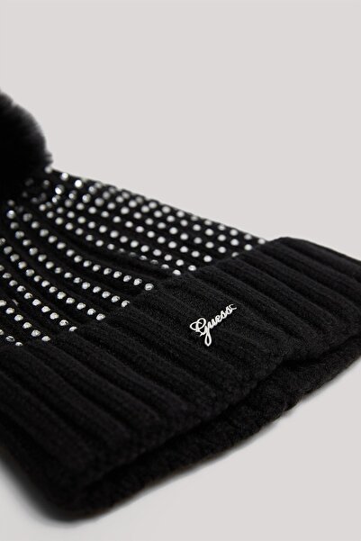Guess Bg Store Girl's Black Beret