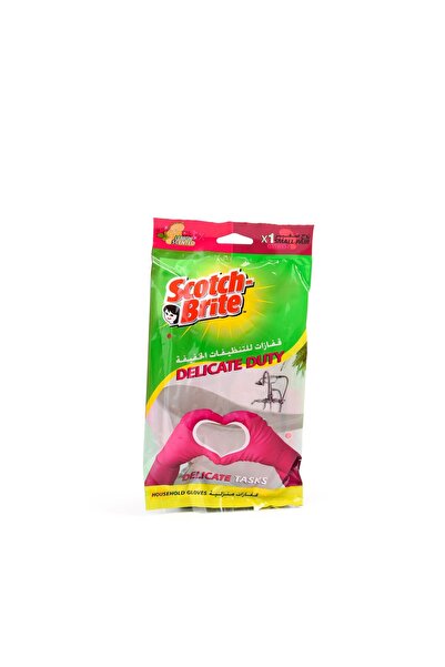 Scotch Brite Scotch-Brite Delicate Duty Household Hand Gloves Small – 1 Pair (18cm x 9cm)