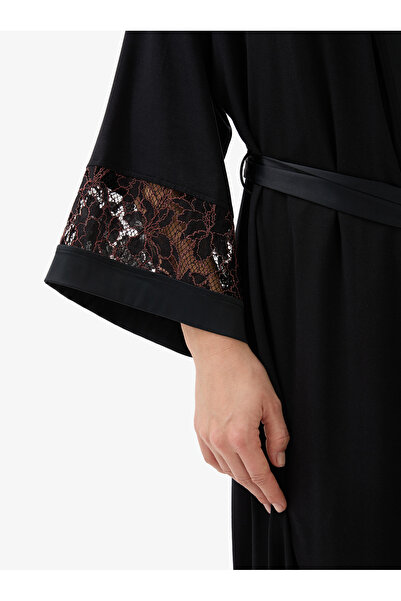 Blackspade Women's Dressing Gown 51900 - Black