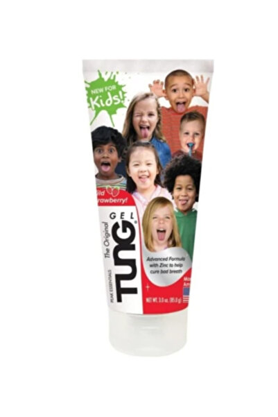 FRESH TOUNG جل تنظيف اللسان بنكهة الفراولة من تونغ للأطفال - 85 جم