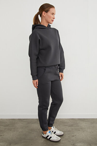 Fulla Moda Σετ αθλητικής φόρμας με κουκούλα 3 Thread Basic