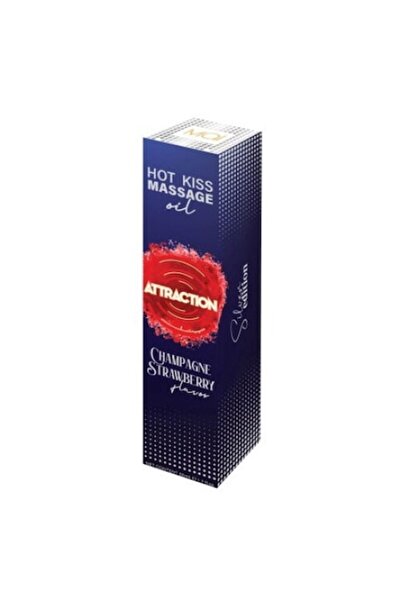 ATTRACTION Ulei de masaj cu șampanie și căpșuni 50 ml