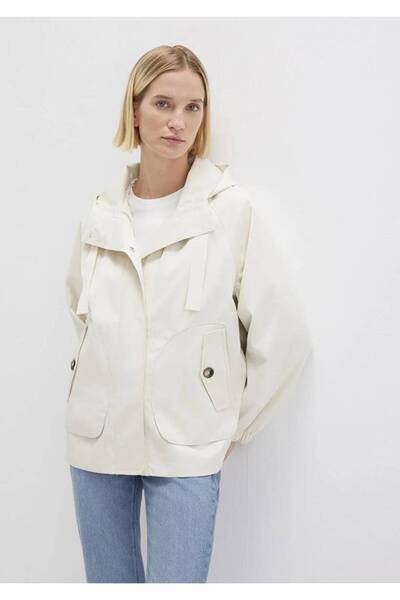 Mavi Γυναικείο παλτό με κουκούλα M1110014-70223