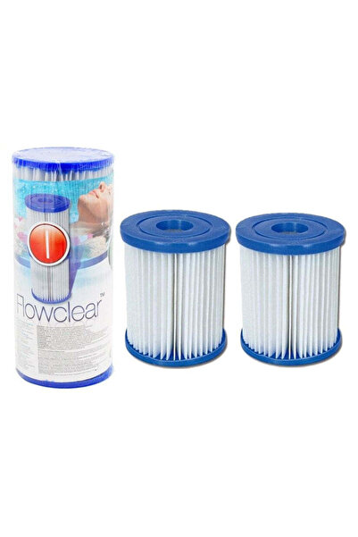 BESTWAY Set cartus filtru Tip I Bestway, pentru piscina, 1249 l/h, 2 buc