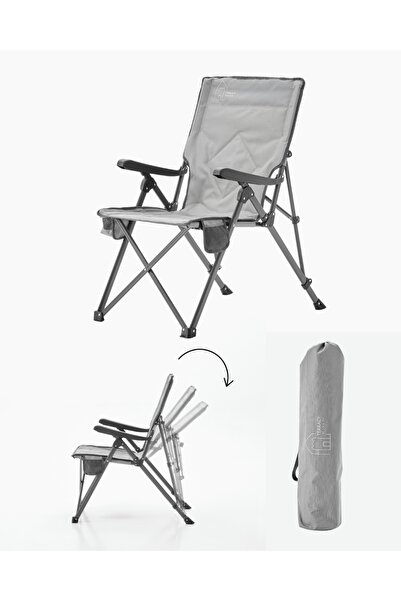 SEVGİ 3 Kademe Yatabilir Sırtlı, Katlanabilen, Sünger Takviyeli 150 kg Kapasi...