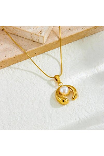 Pursehuit Κολιέ σε χρυσό χρώμα, κατασκευασμένο από ανοξείδωτο ατσάλι, φυσητό ...