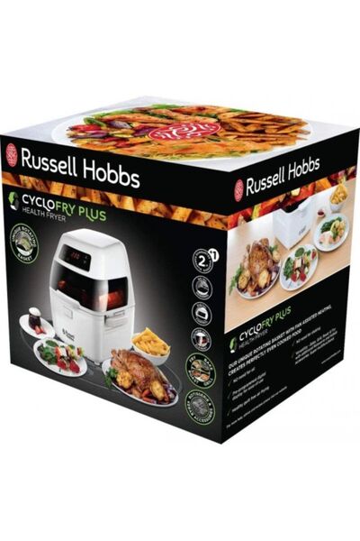 RUSSEL HOBBS Russell Hobbs CycloFry Plus 22101-56 Deep Fryer, 1300W, 220°C, accessories included, digital, 1kg, White