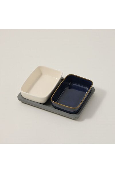 LA MESA porcelain multicolor nuts bowl set 2 Pcs