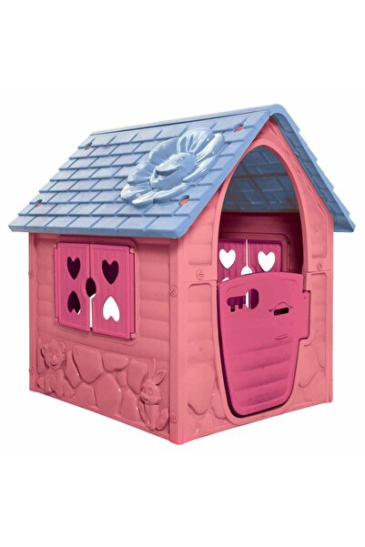 Dohany Prima mea casuta de joaca de exterior pentru copii roz
