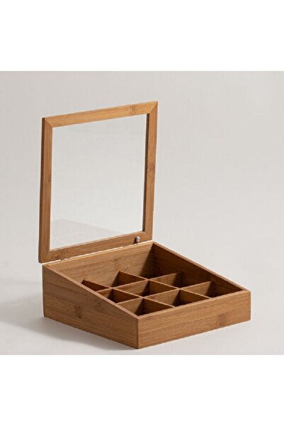 Dallaty bamboo tea box 23.5*23.5*9.5cm