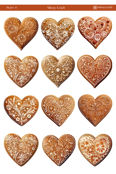 MirayDesign 1 штука наклейка з серцевим мотивом 12*17 см / для скрапбукінгу, ...