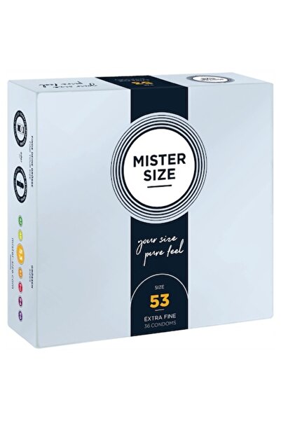 Mister Size Prezervative 53 mm 36 bucăți