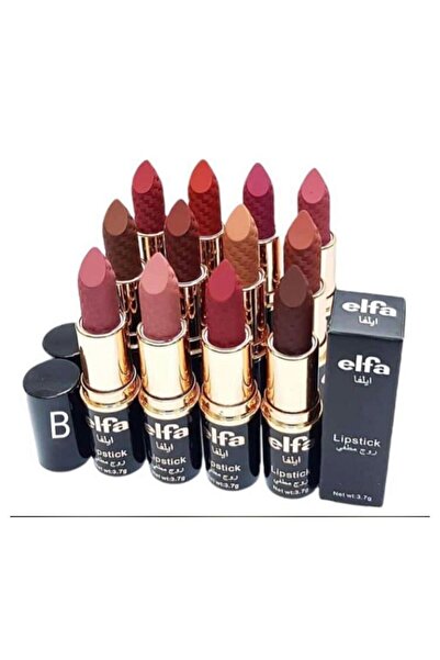ELFA Matte Lipstick Set of 12 Multicolor