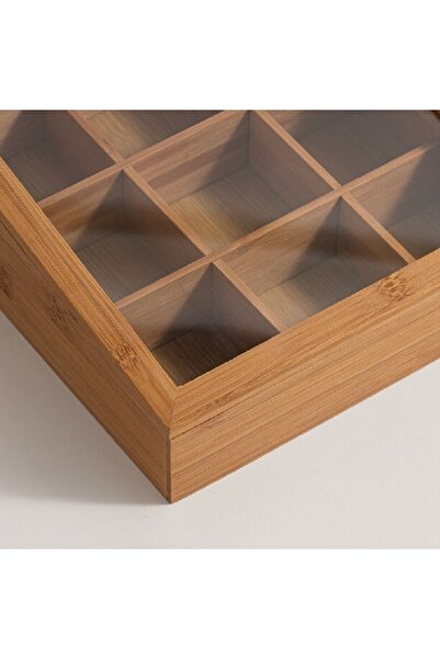 Dallaty bamboo tea box 23.5*23.5*9.5cm