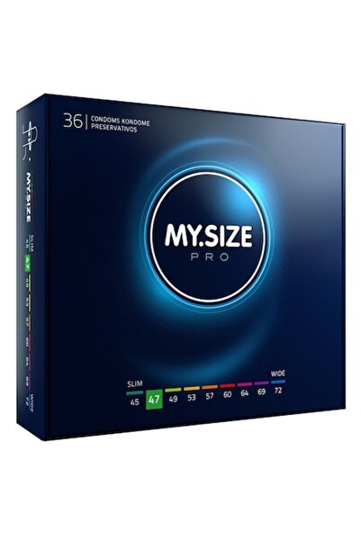 MY.SIZE Set Premium Condoms My Size PRO, Thin and Resistant, Size 47mm, 1 Box...