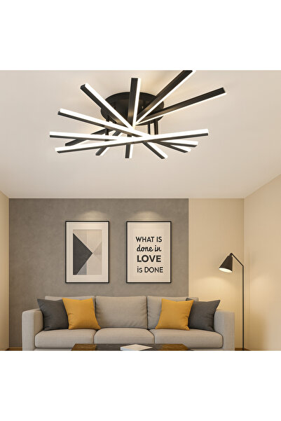 RFAN LED Chandelier, Model JX630116-7, with Remote Control, 3 Light Types, 12...