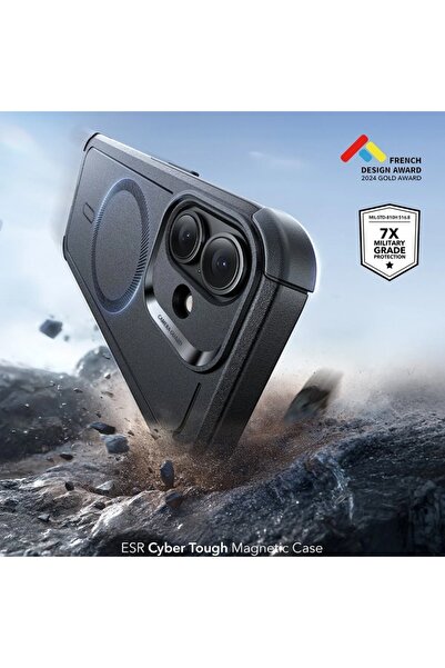 ESR Θήκη για iPhone 17, Magsafe, Cyber ​​Halolock, Μαύρη