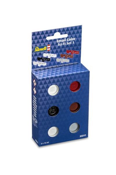 REVELL Set Of Enamel Colors – Scifi 1 (6 X 14 Ml) –