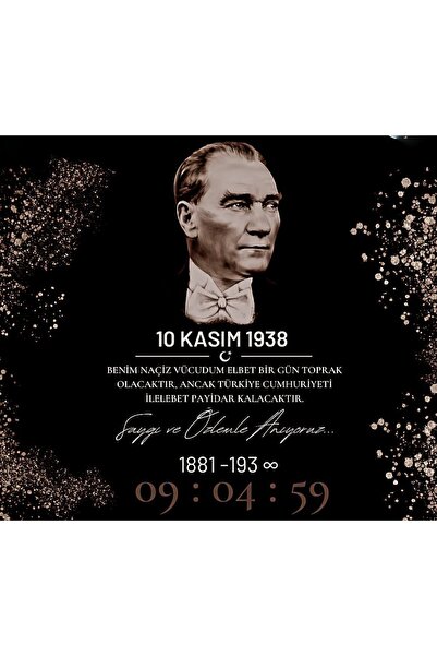 PROMISEBACKDROP2 200x200 cm Ek Dikişli, 10 Kasım Atatürk, Okul Etkinlik Kumaş...