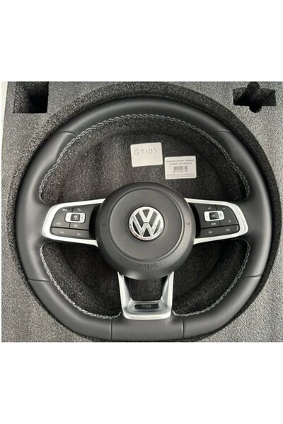 For-X VOLKSWAGEN GOLF 7,5 PASSAT B8 8,5 UYUMLU DERİ DİREKSİYON AİRBAG