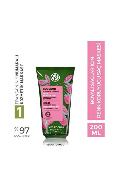 Yves Rocher Renk Koruyucu Saç Maskesi - Boyalı Saçlar / Couleur - Vegan