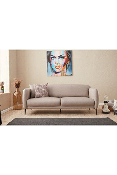 Rabi Venüs Yataklı Üçlü Koltuk Krem