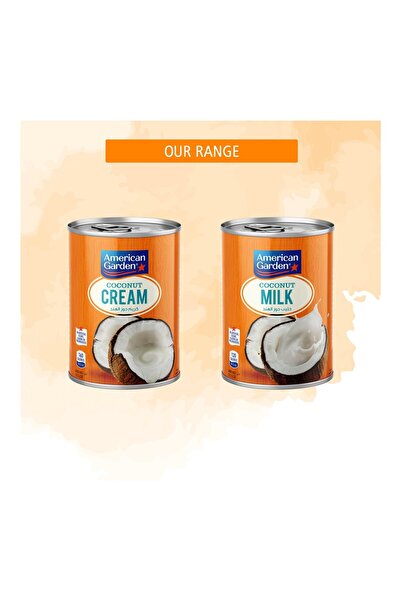 american garden Coconut Cream 400 gCoconut Cream for Cooking Baking and Desserts
