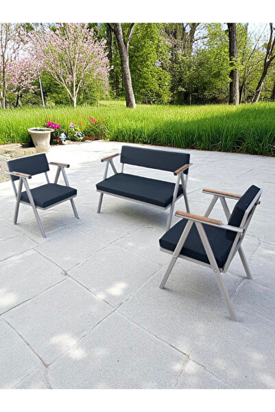 Dekoroom's Vera 2-1-1- bahçe balkon mobilyası , oturma grubu , çay seti