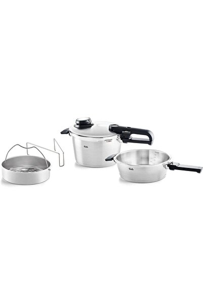 Fissler Vitavit Premium Mat Düdüklü Tencere 4,5+2,5 Lt