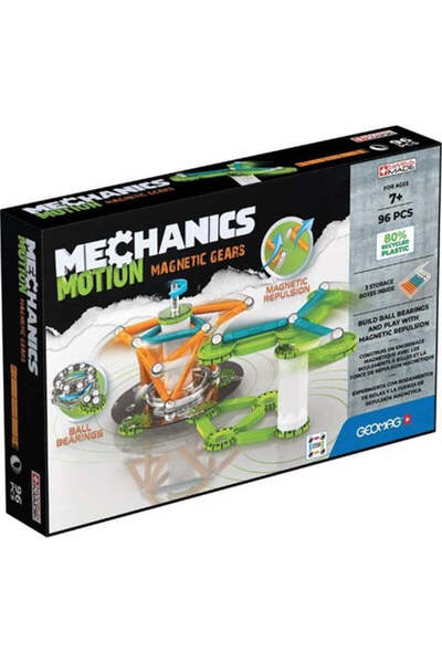 GEOMAG Set magnetic 96 piese mecanică mișcare angrenaje magnetice, 767