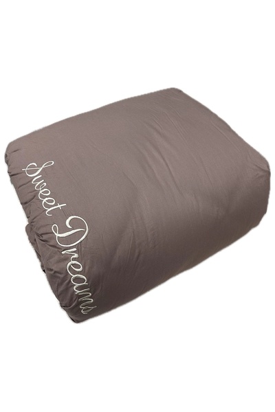 Clasy Satin 100% Cotton Ranforce Single Quilt Sweet Dreams V3 Yellow-Gray