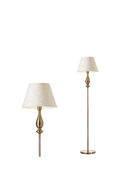 SMARTER Smarter floor lamp, metal structure and fabric shade, E27 socket, 42 W, 350 x 1550 mm, fin...