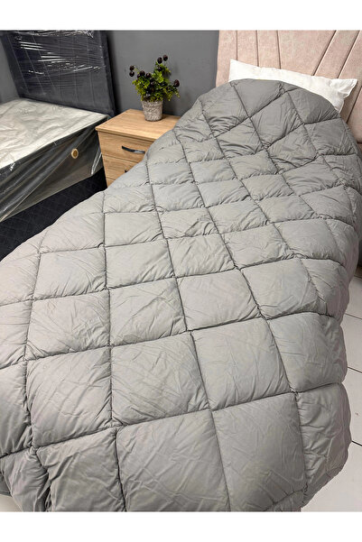 Clasy Satin 100% Cotton Ranforce Single Quilt Sweet Dreams V3 Yellow-Gray