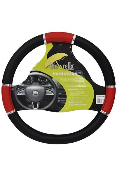 Umbrella Lux Steering Wheel Cover, Red